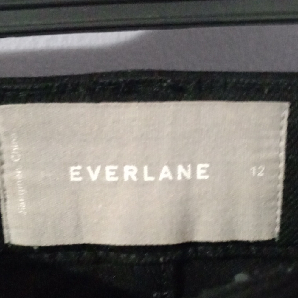 Everlane Women's Black Straight Leg Jeans - Picture 3 of 8